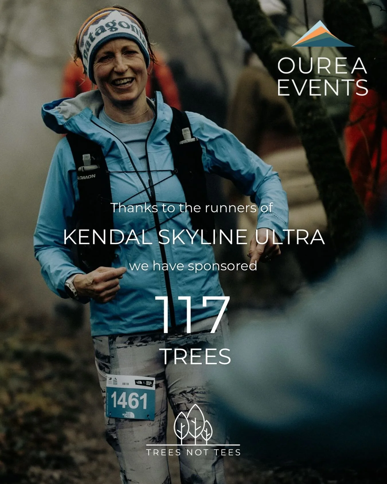 Thank you to the runners on the Kendal Skyline Ultra for sponsoring 117 trees with @treesnottees 🌳 

That&rsquo;s the environmental impact of 117 unwanted finisher tees avoided 👚❌ 

These saplings 🌱 will be supporting the reforestation work that t
