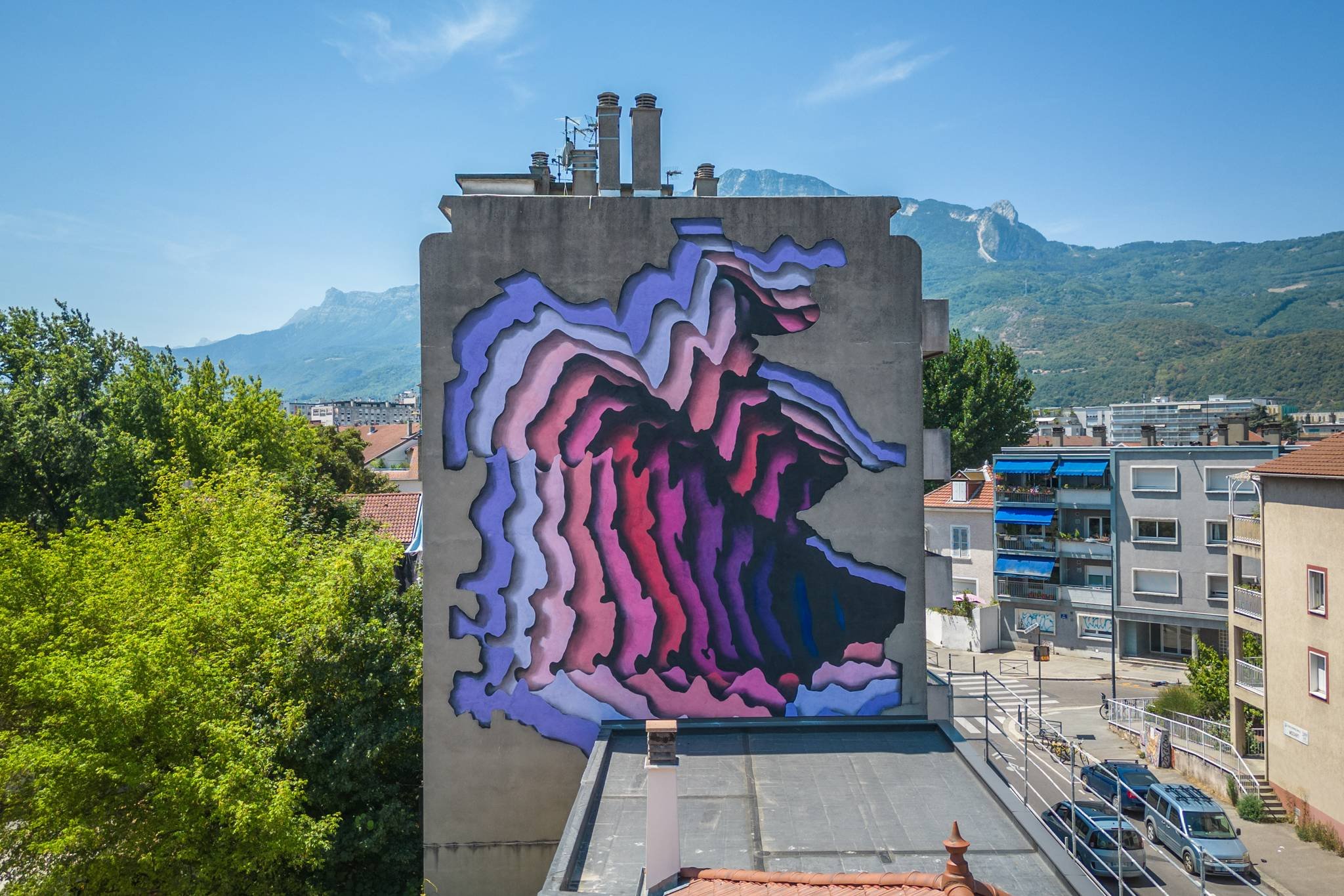 Gavludsmykning af urban art kunstner