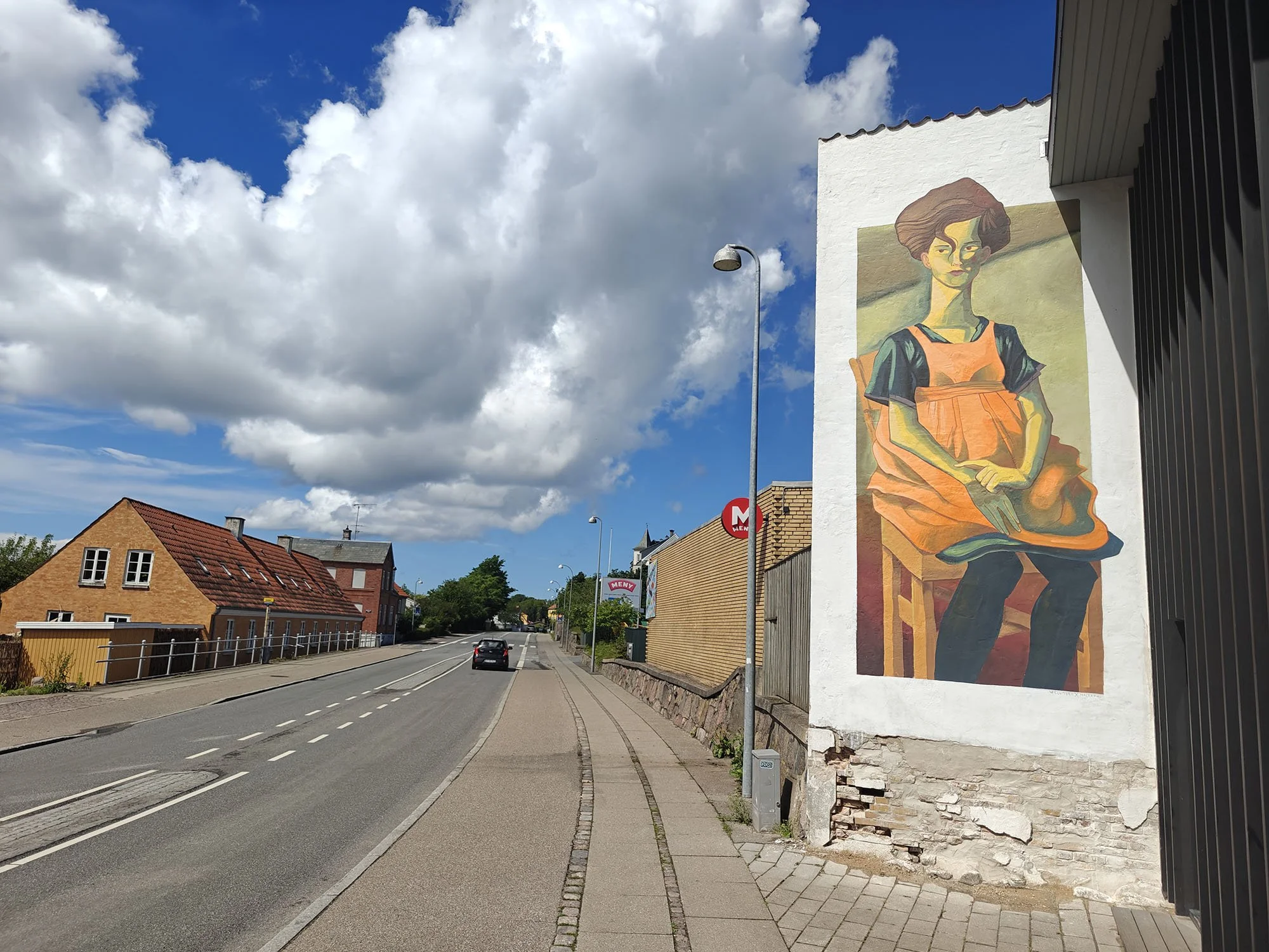 Kunstværk af MALAKKAI langs kunstruten
