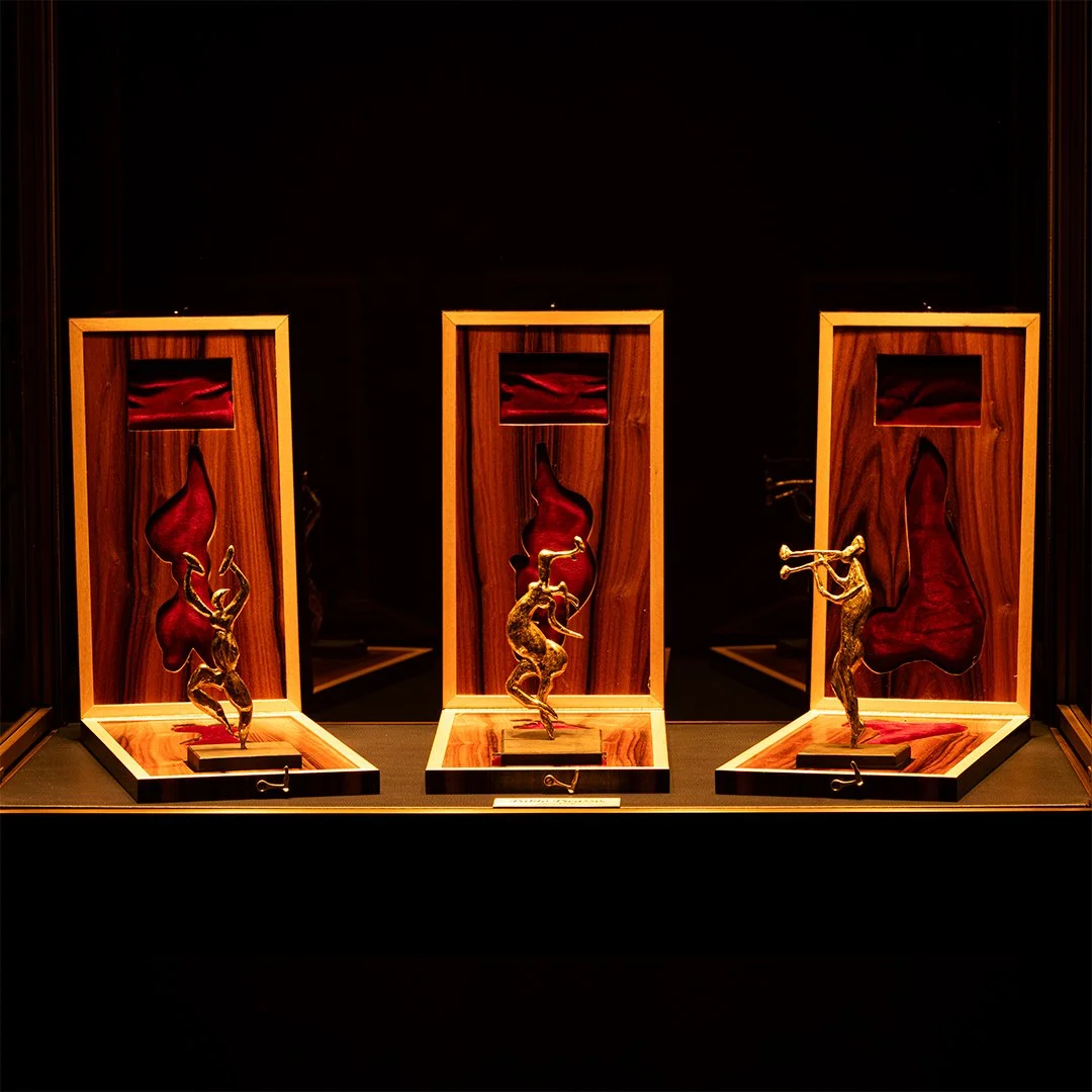 Set of 3 Gold Sculptures, 1960 by Pablo Picasso