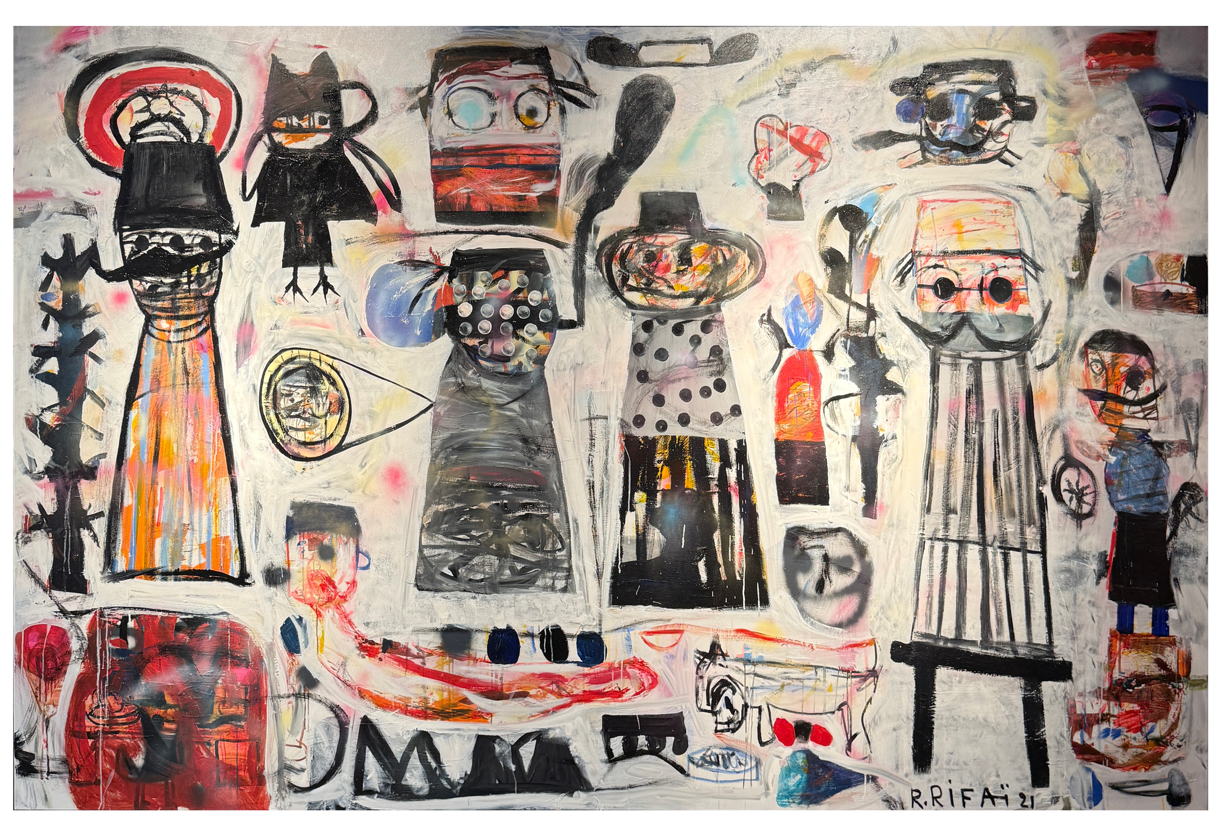 Carnival of Darwich, 2021 by Raouf Rifai