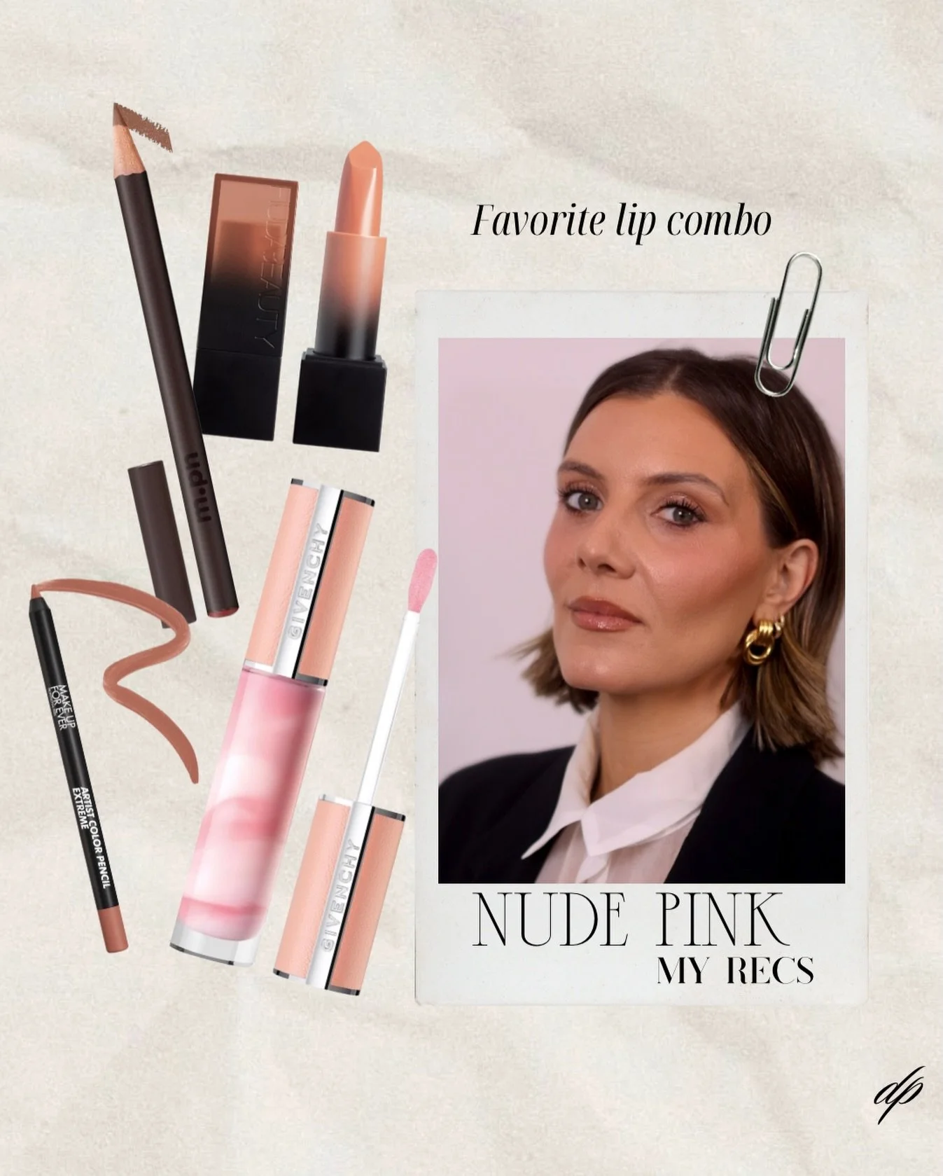 This nude pink lip combo is one I rely on for everyday wear and long days.

Comfortable, flattering, and easy to maintain.

All products are tested on real faces &mdash; including my own.

Linked in ShopMy✨