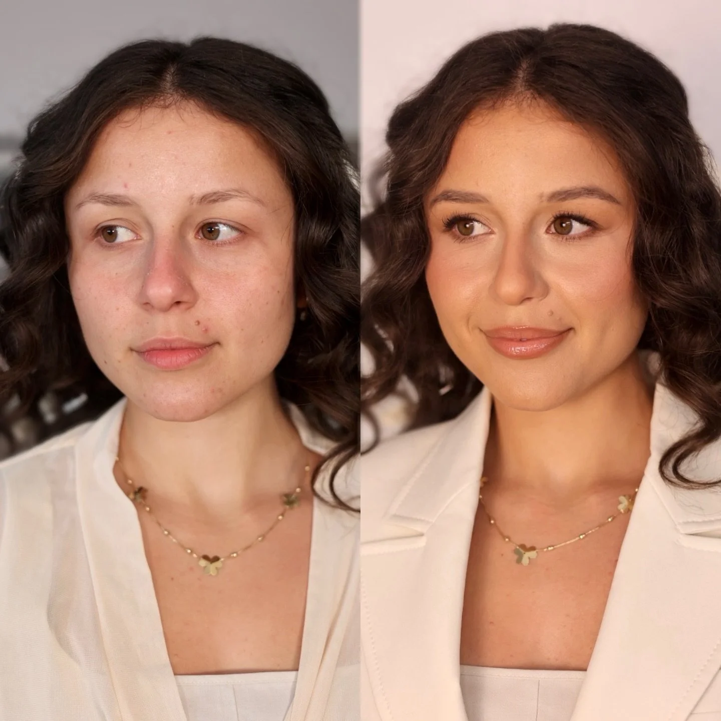 The glow-up, elevated.
Effortless, polished, and designed to still feel like you.

Hair &amp; Makeup by me @debpetrielli @debrapetrielli.team 
Chicago &amp; destination hair and makeup | 2026 bridal availability limited | now booking 2027 ✨
Model @vk