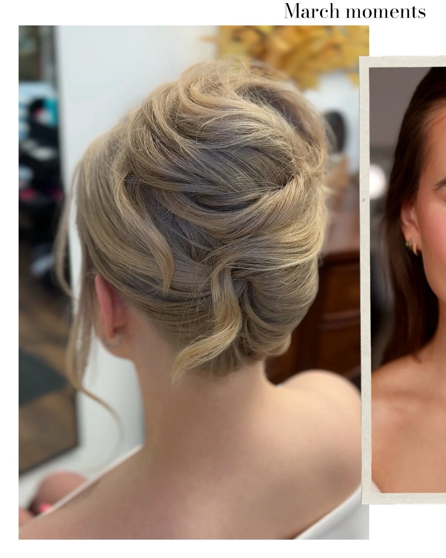 March moments ✨ (a teensy bit delayed)

Tons of preview appointments for upcoming brides
Weightlifting class with my mom 
Prepping for our DP Bride thank you event
Family time
Jazze Beauty masterclass at the studio

A full, good month.

#marchmoments