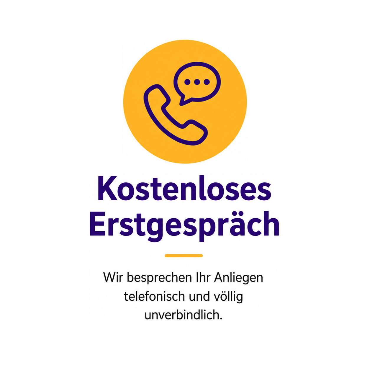 Preiskarte für ein kostenloses und unverbindliches Erstgespräch zur Technikhilfe.