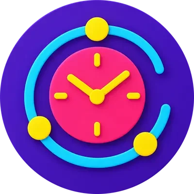Symbol steht sinnbildlich für Erklärungen in Ihrem Tempo.