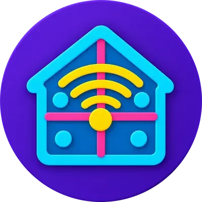 Syambol für besseres WLAN im Haus.