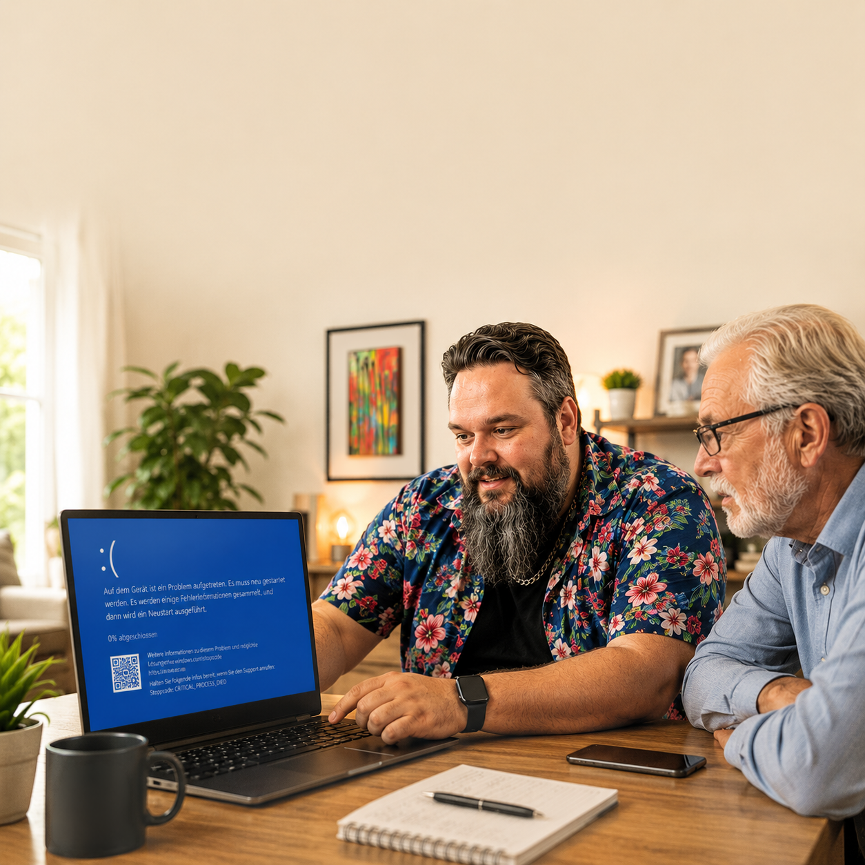 Persönliche Hilfe bei Computerproblemen, langsamen PCs, Laptop-Fehlern und Technikproblemen direkt vor Ort.