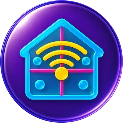 Syambol für besseres WLAN im Haus.