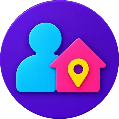 Symbol für persönliche Technikhilfe und Computerhilfe direkt bei Ihnen zuhause.