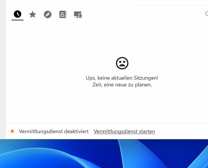 Installation der TechniKing Fernhilfe und Aktivierung des Vermittlungsdienstes.