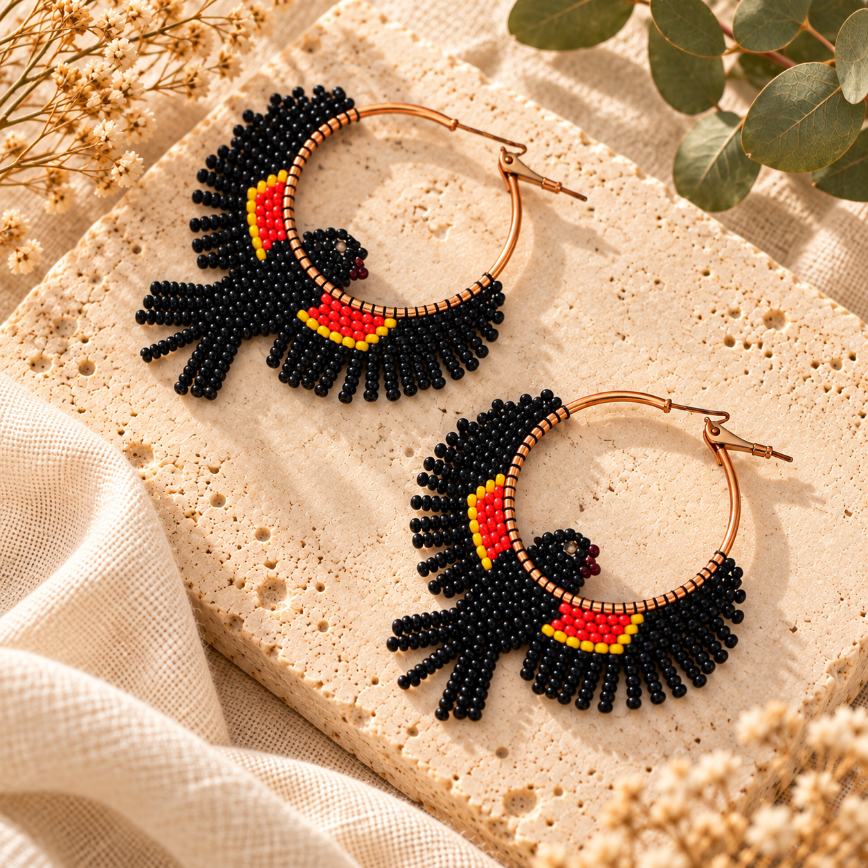 Red-Winged Blackbird Hoops