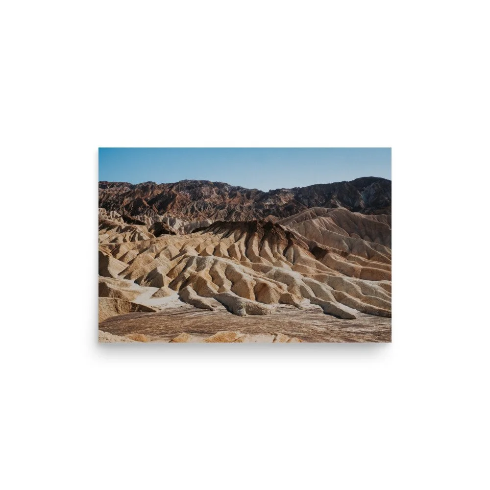 Zabriskie Point, Vallée de la Mort – Tirage d'art