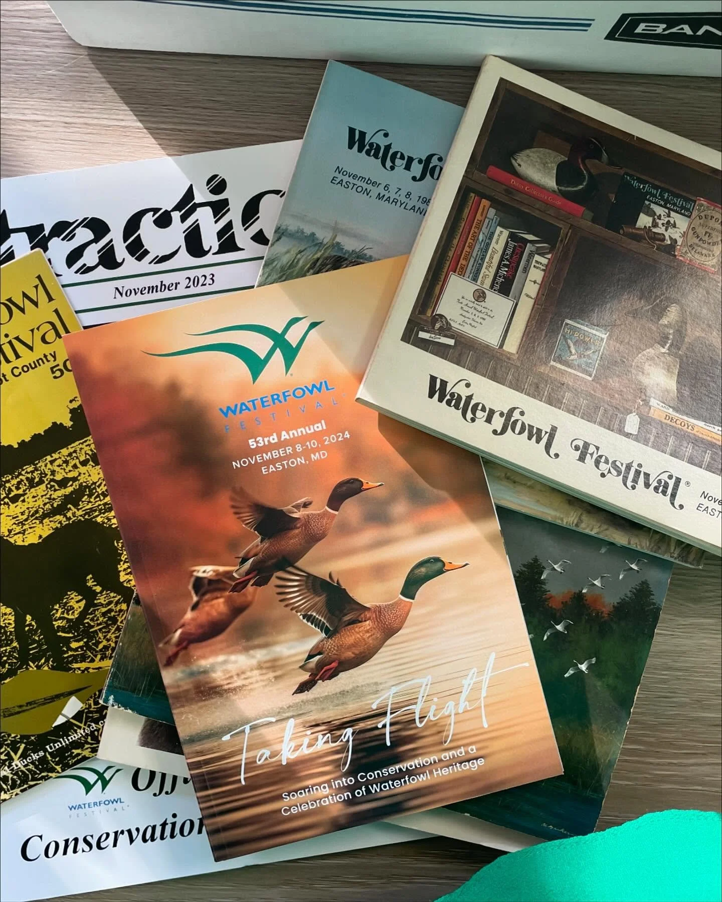 Waterfowl Festival makes donations of 53 guidebooks to Talbot County Free Library