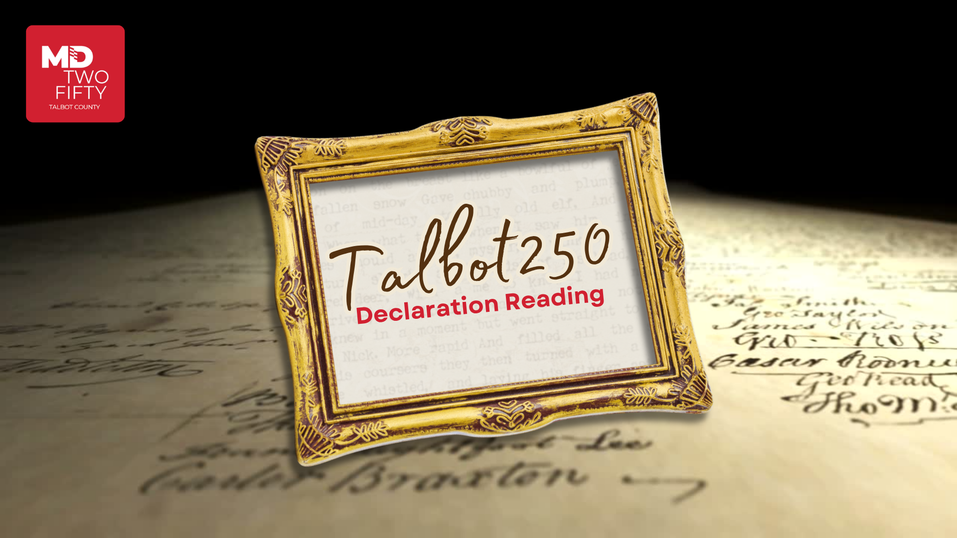 Declaration Reading on the Courthouse Lawn