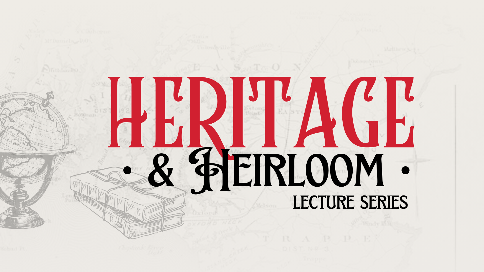 Discover the stories, objects, and traditions that shape Talbot County.
This four-part lecture and hands-on workshop series invites residents to explore family history, preserve heirlooms, and share the stories that connect us across generations.