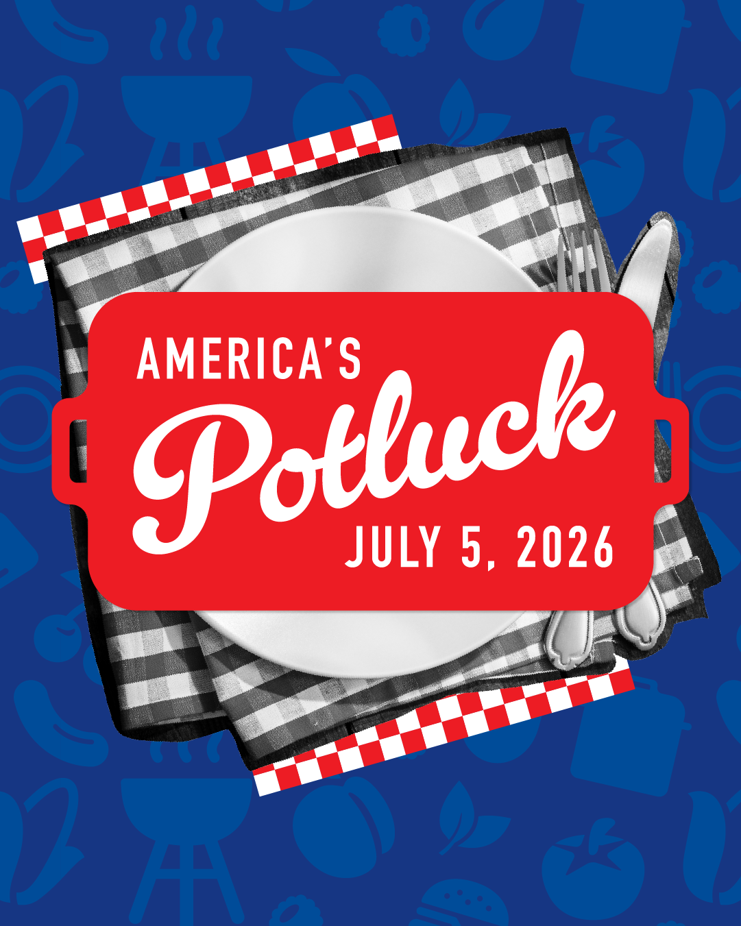 America's Potluck is an opportunity for neighbors to join with one another to share a fun, communal meal, creating a sense of connection and belonging and fostering interactions among people from all walks of life.