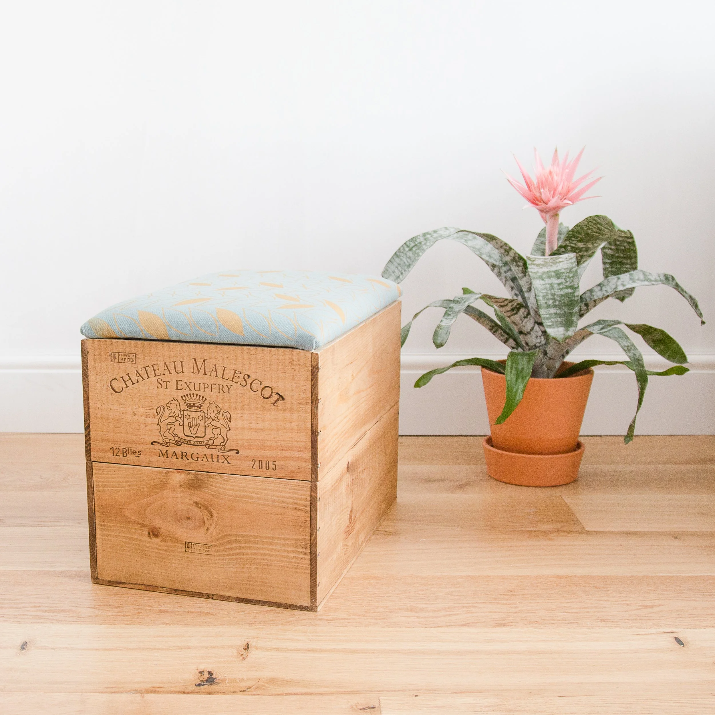 Made Anew_Double height teal and gold ottoman £245.jpg