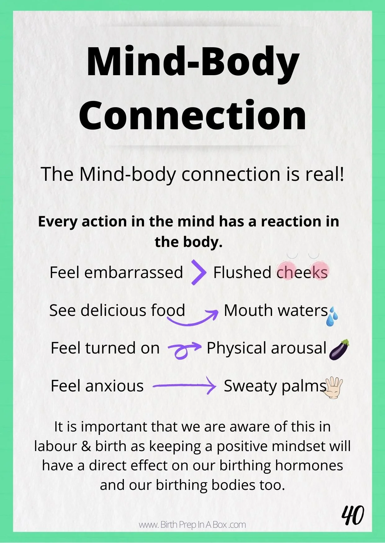 What is the mind body connection?
