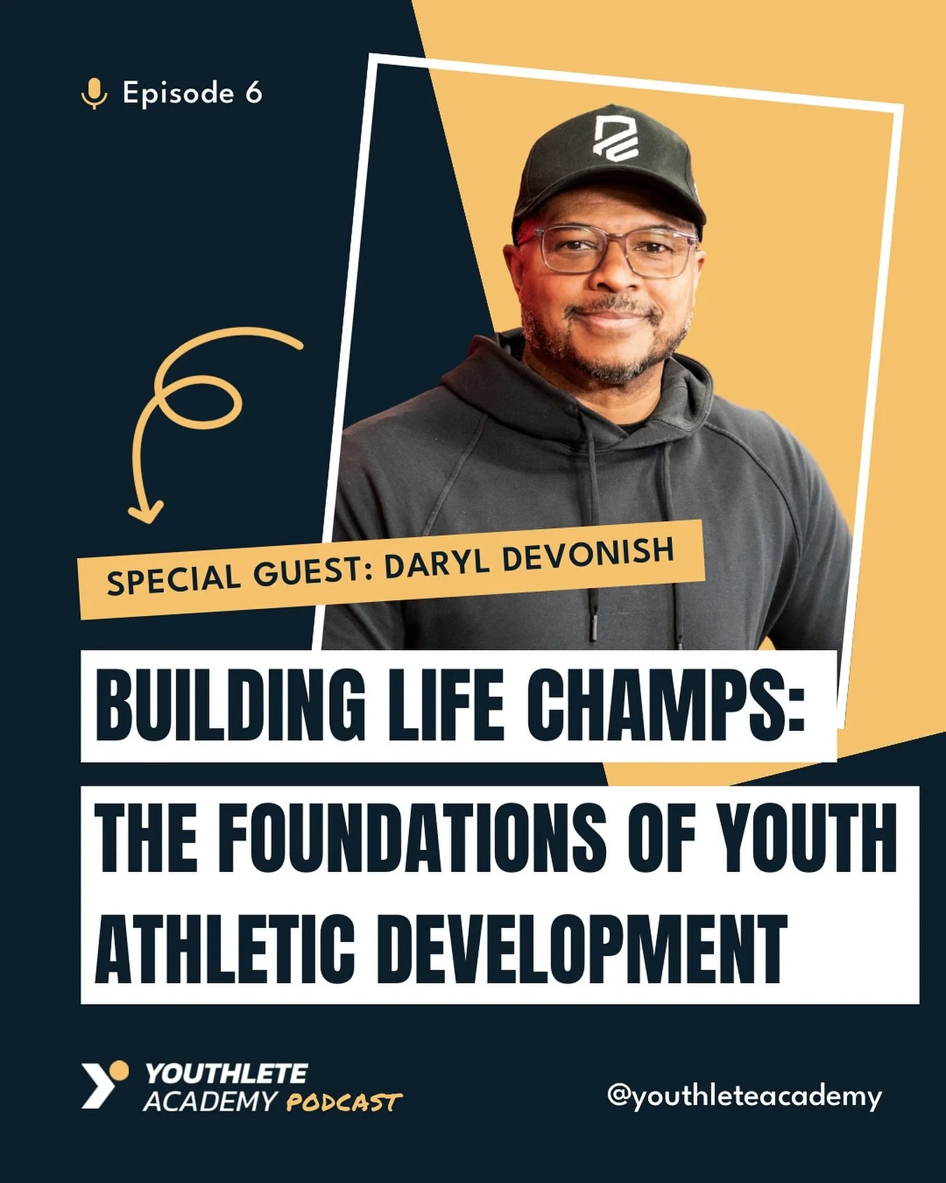 Y.A.P. Episode 6 - 🏆 How do you raise strong, resilient young athletes while keeping the fun in sports? @daryldevonish27 shares pro tips on building lifelong athletic skills:

💡 Focus on fundamentals! Movement skills like running, jumping, throwing