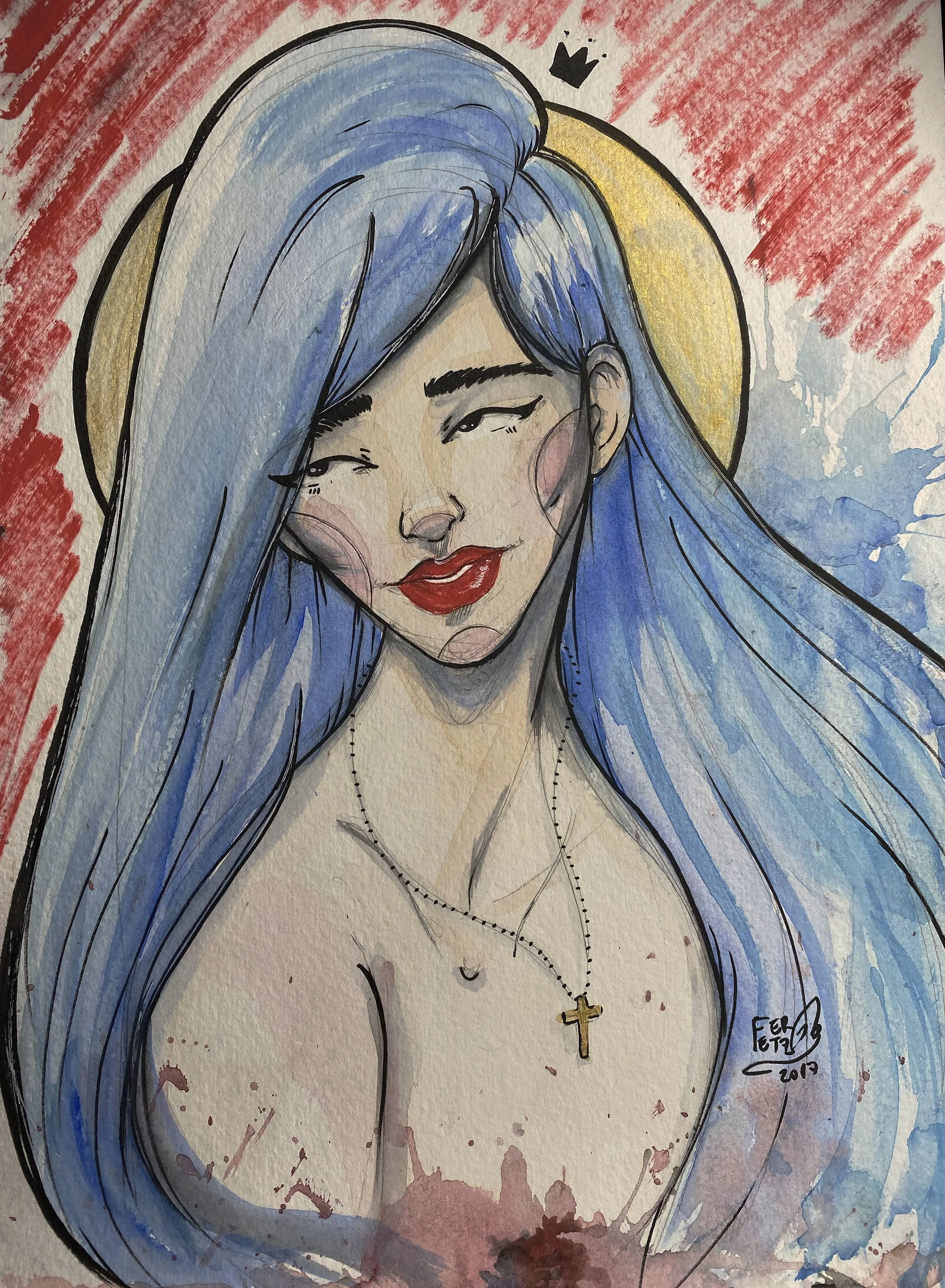 Mixed Media on Paper