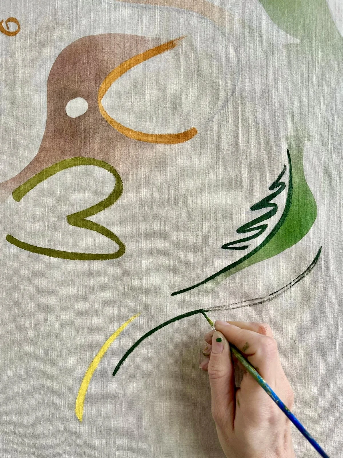 hand painted fabric Chelsea town house.jpg