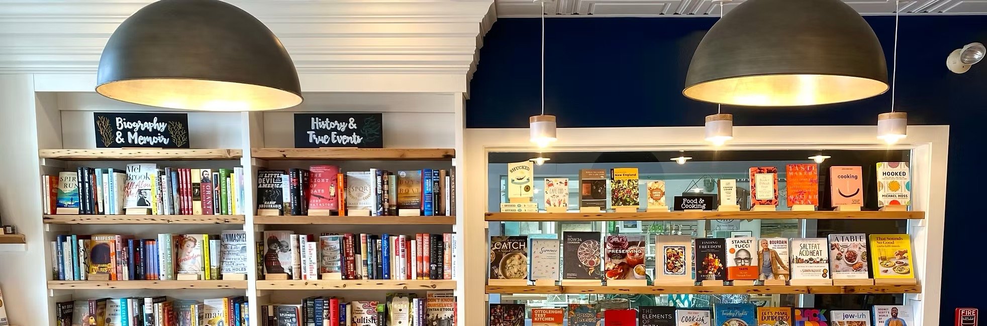 Signing at Below the Brine Bookshop