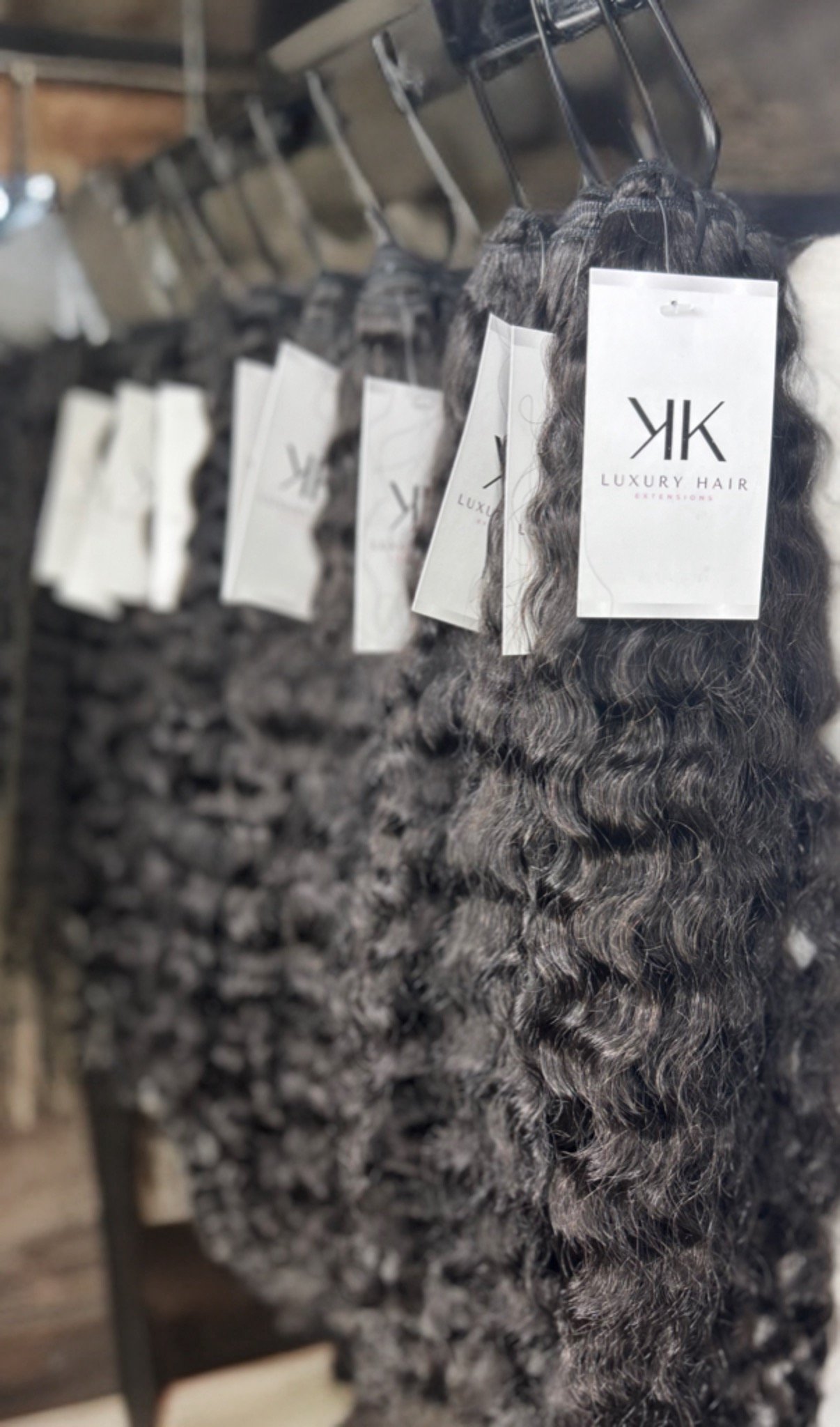 18"-26" Burmese Curly Virgin Hair - Color #1B Natural Black