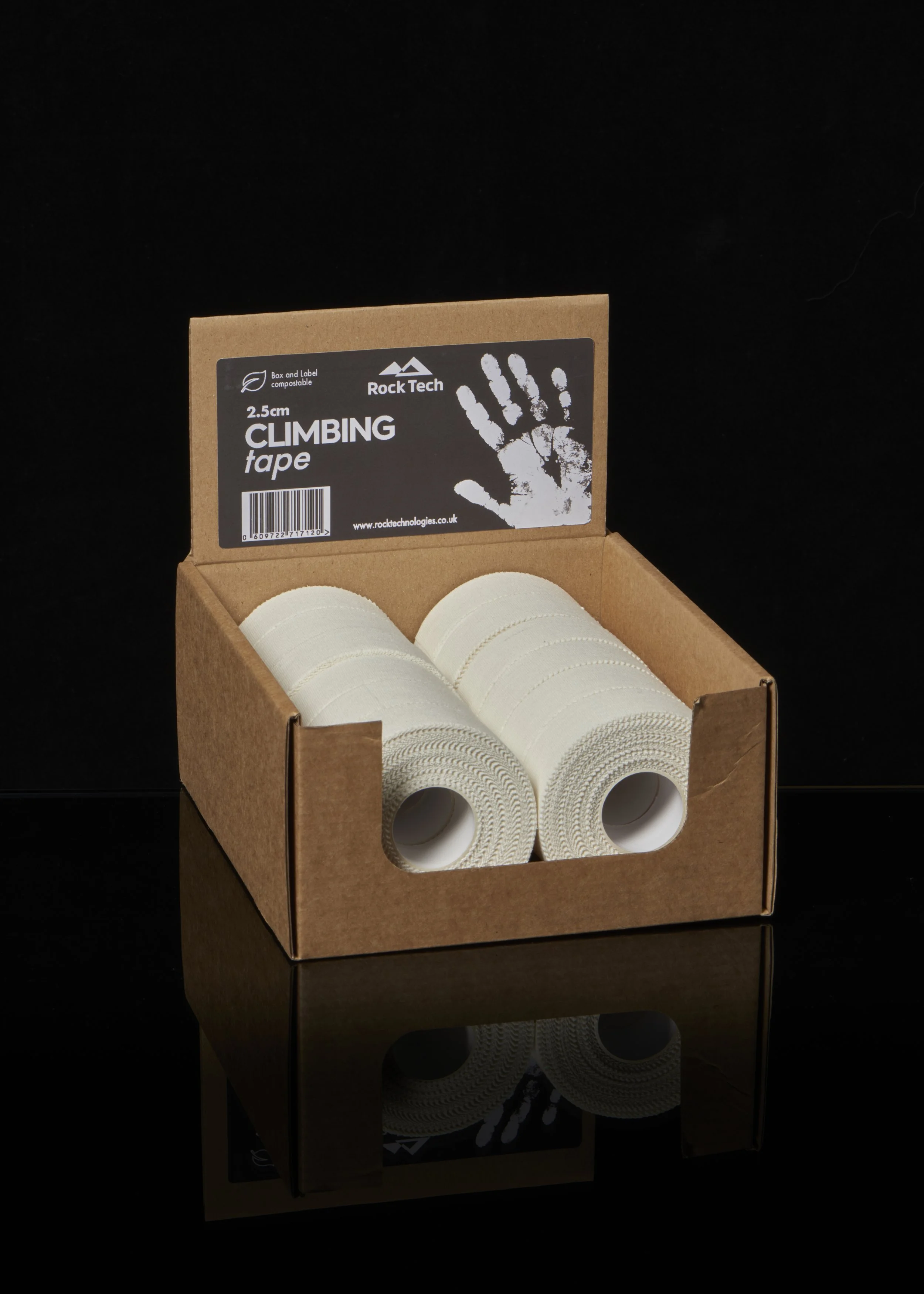 2.5cm x 10m in compostable packaging