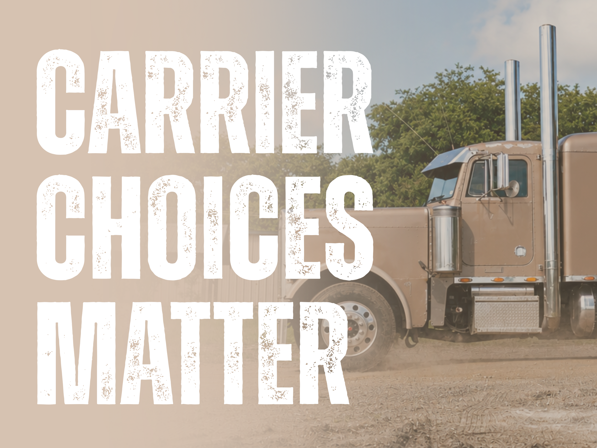 Why Your Carrier Network Matters More Than Ever