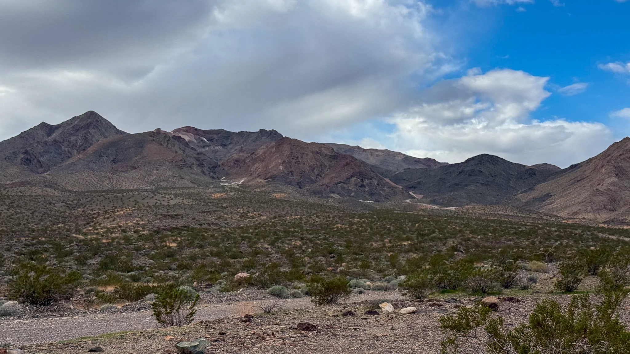 Looking towards the Eclipse Mine, a former talc-soapstone operation.