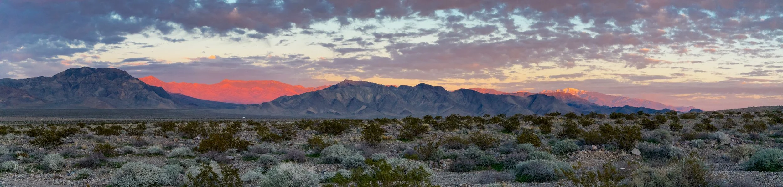 Golden hour panorama