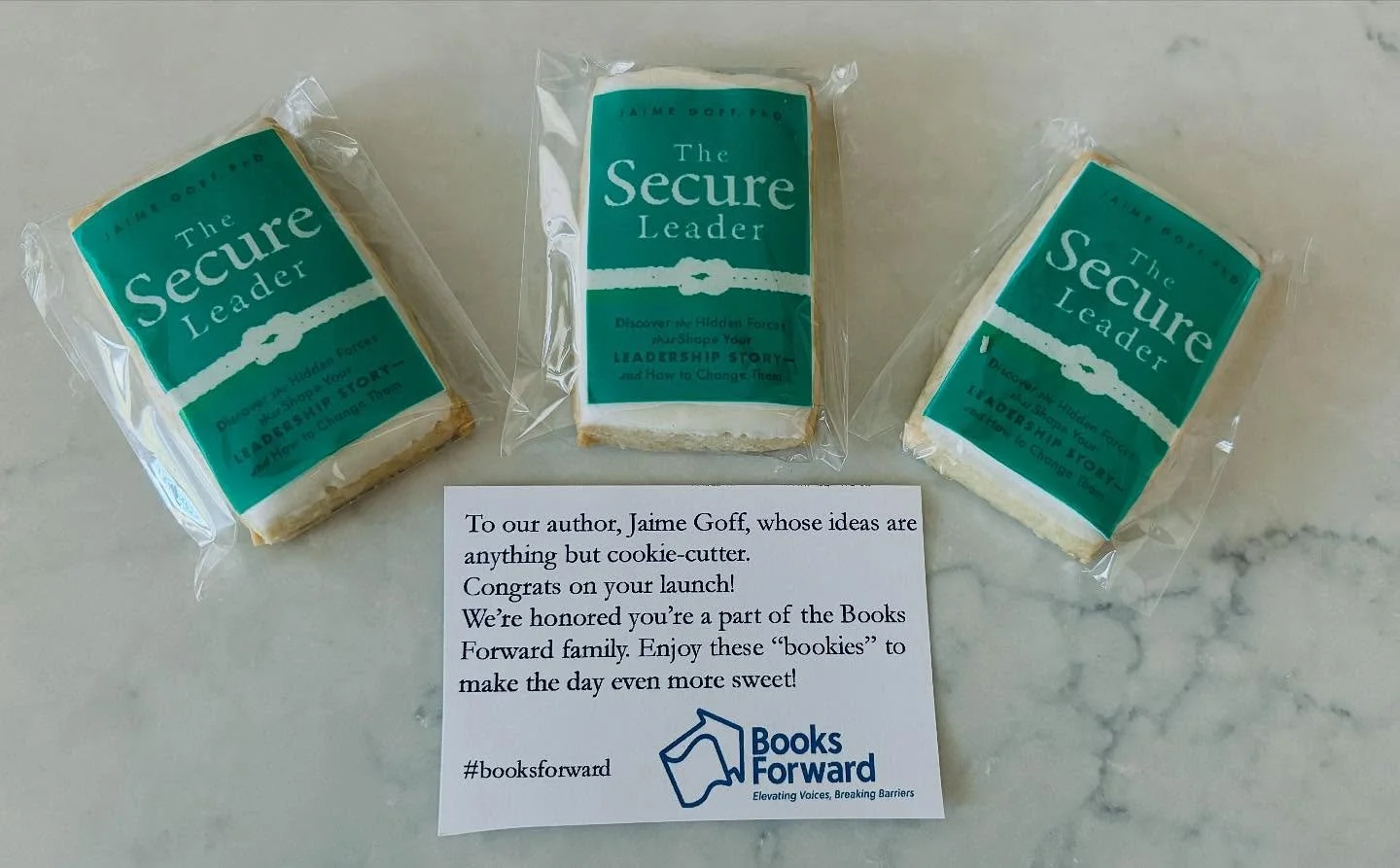 How cute are these “bookies” from my amazing PR team at @booksforwardpr!?