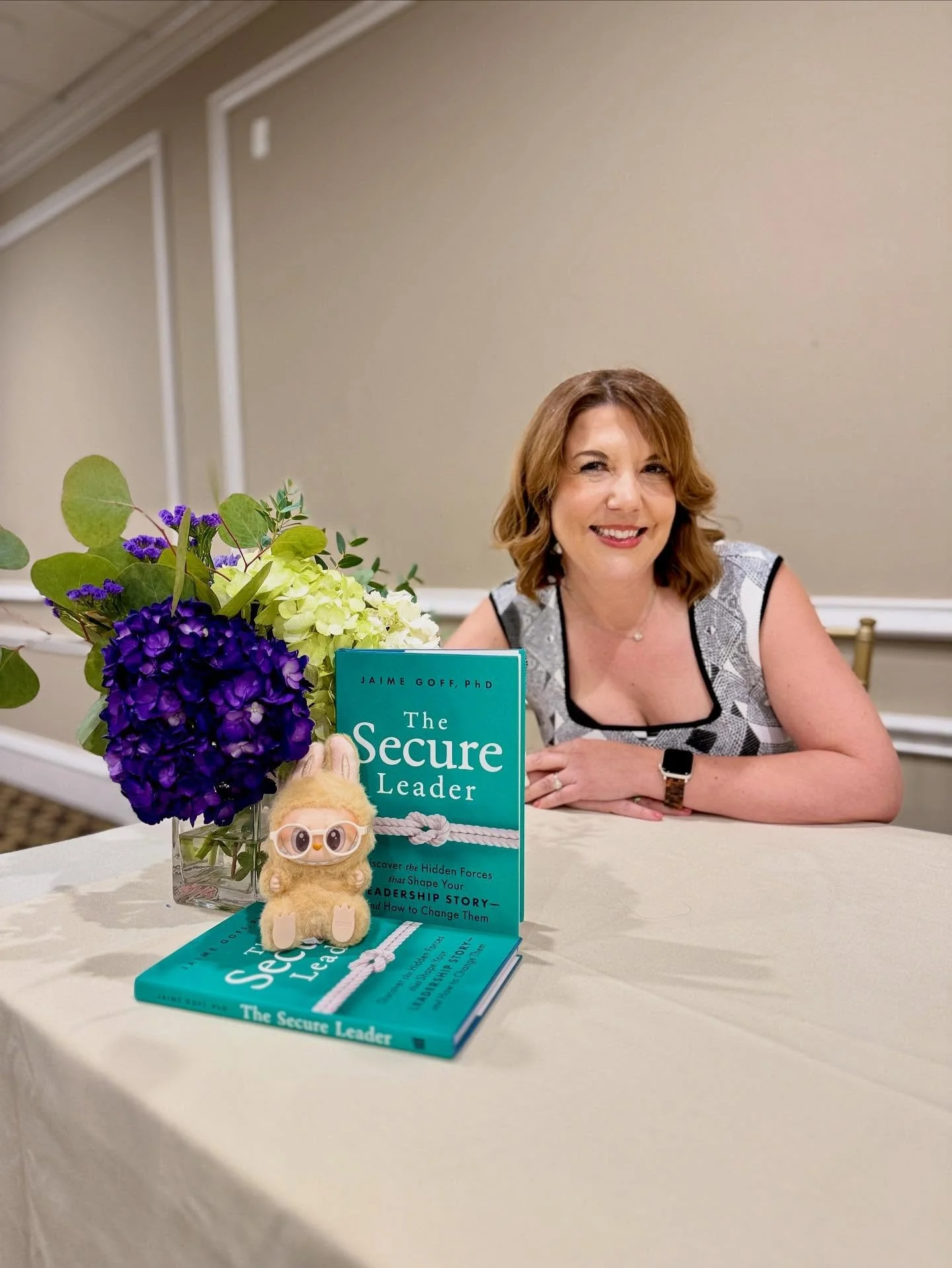 What a night! 💚 Yesterday’s in-person launch party for The Secure Leader was filled with laughter, hugs, and so much encouragement from my incredible community.
And the surprise of the night? My friend @eyekhanmd gave me the cutest #labubu, w