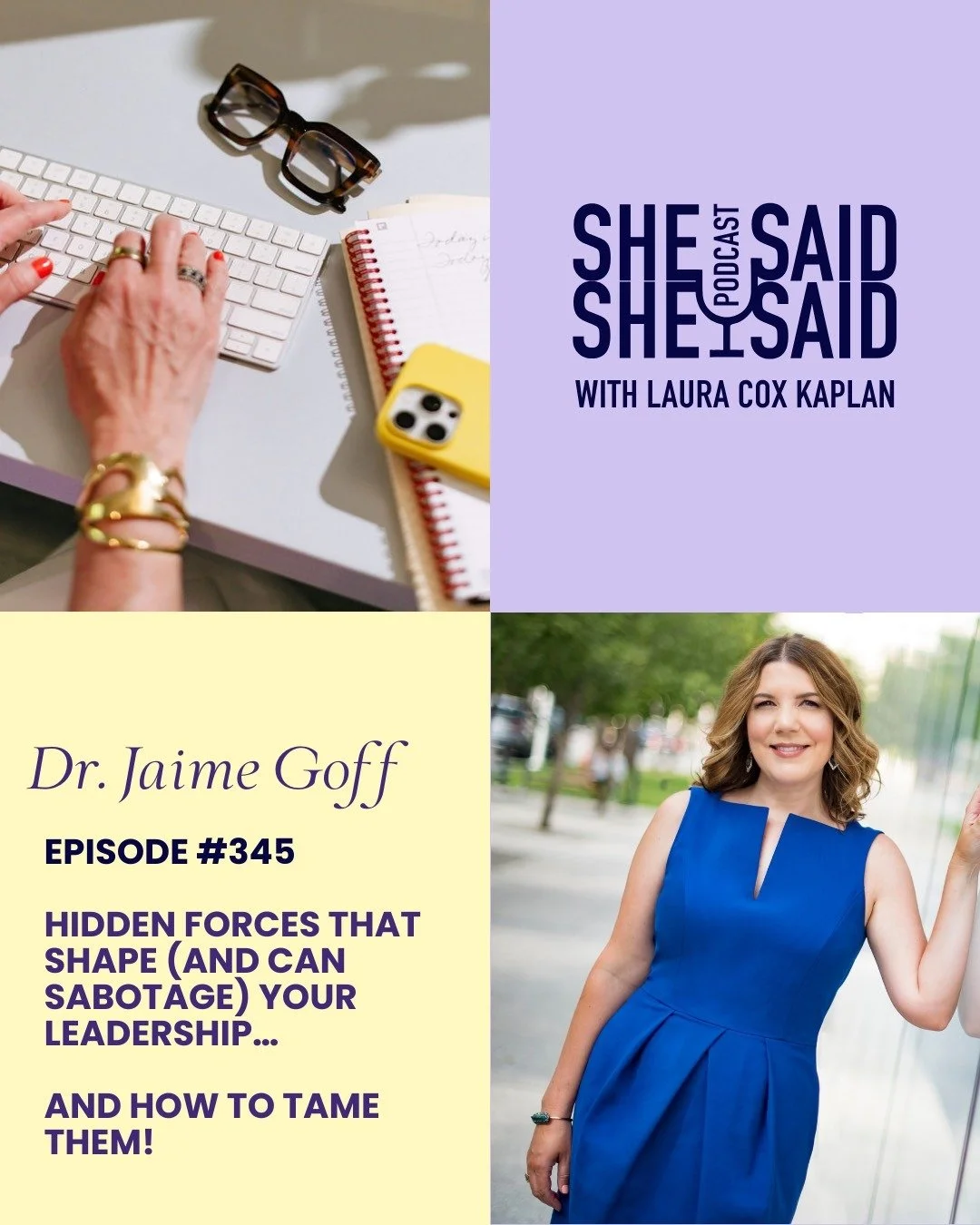New podcast interview!

I loved getting to sit down with @lauracoxkaplan for a deep (and honest) conversation about why many of us struggle with things like:

~Micromanaging
~Replaying conversations
~Trying to hold everything together
~Feeling &quot;
