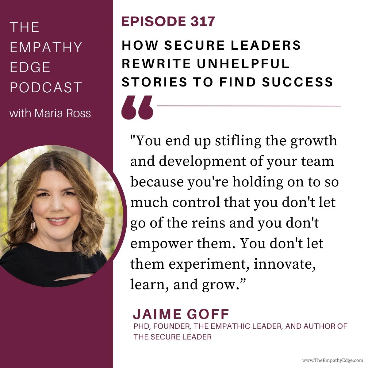 I was thrilled to receive the invitation to be a guest on @redslicemaria's podcast, The Empathy Edge. I've always admired her work on the strategic advantages of empathy in the workplace, and it was fun to explore the ways our work overlaps!

Listen 