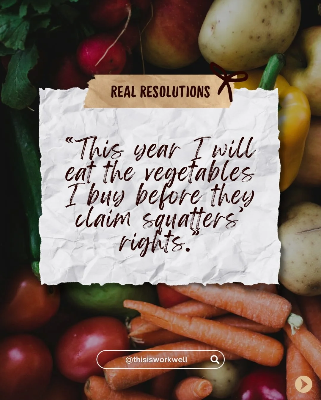 Real resolutions. No notes.