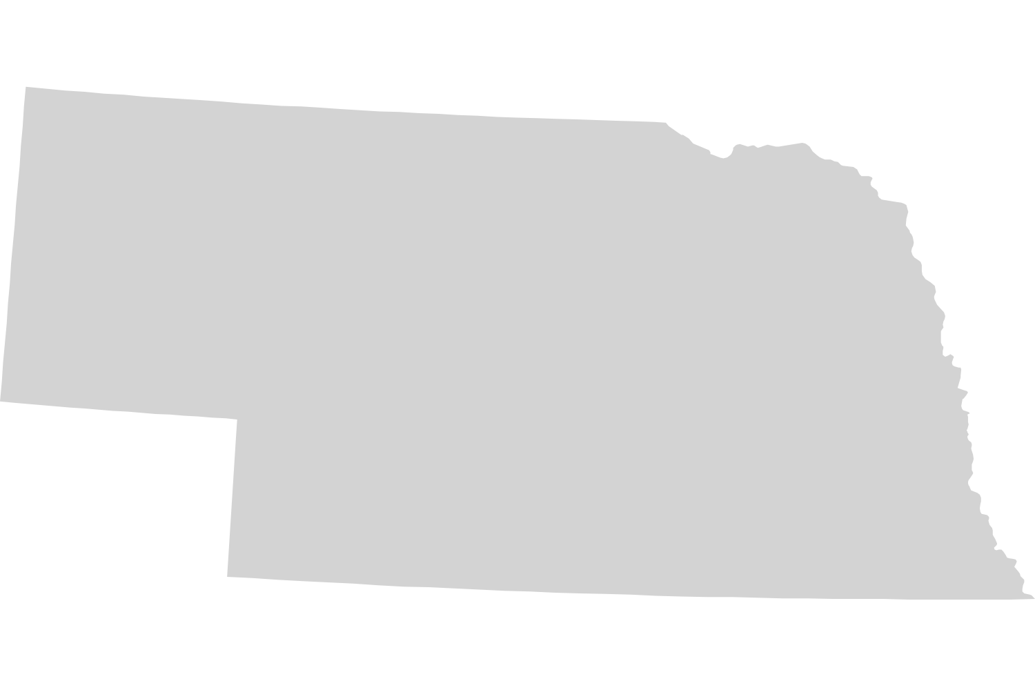 A map of the state of Arkansas in the United States, highlighted in gray.