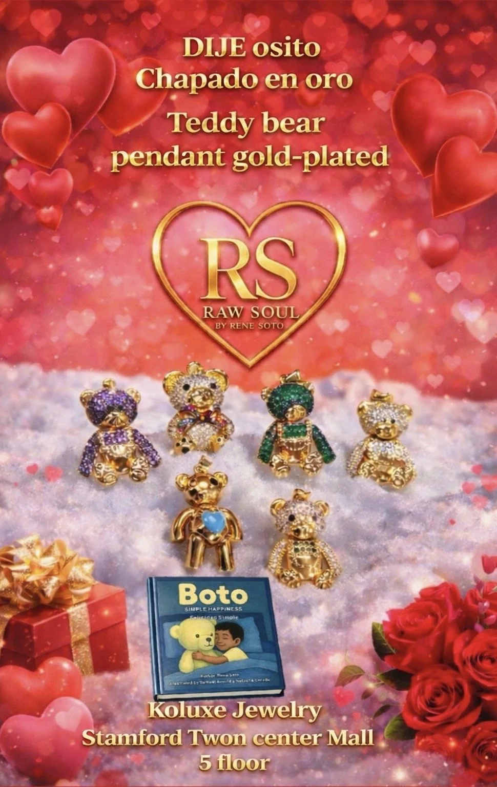 DIJE Osito/ Teddy bear Pendant