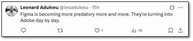 User reports Figma is becoming increasingly predatory