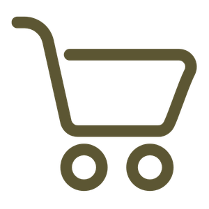Icon of a shopping cart with two wheels.
