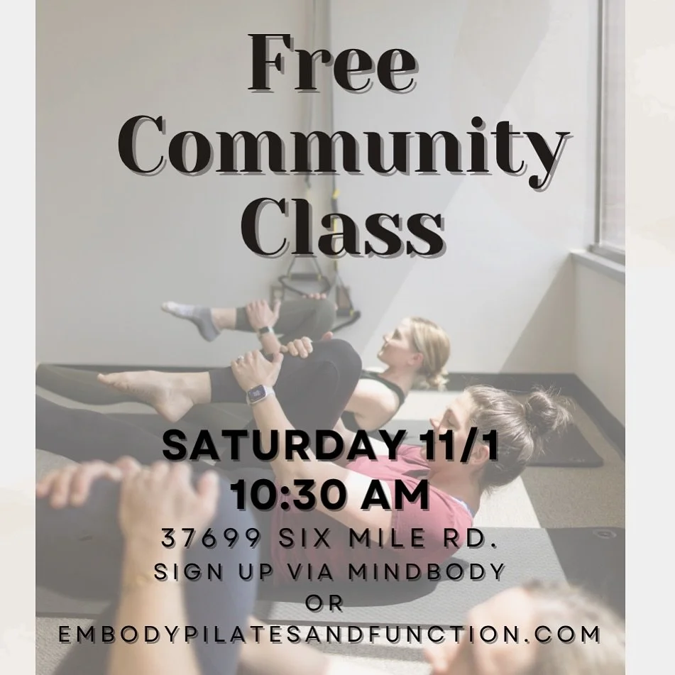 Join us November 1st @ 10:30 am for a FREE community class!! New to the area, fitness, or want to give us a try and see the space? Come see what it’s all about!! No better way to start your day after a night of trick-or-treating! 🎃👻💀