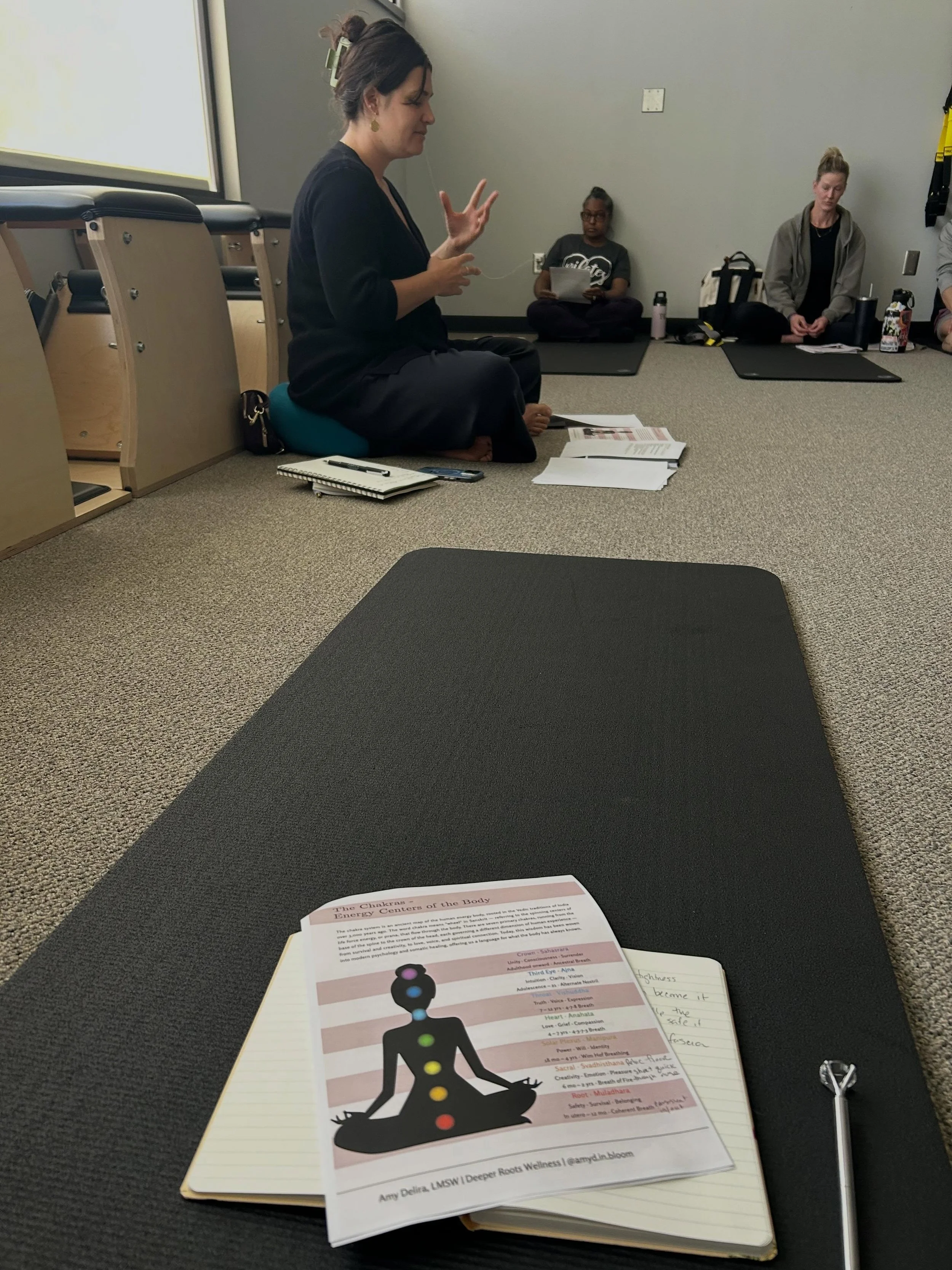Thank you @amyd.in.bloom for an informative and educational breath workshop 🙏🏻

Learning different breathing techniques to heal and restore our bodies is something we all need to learn and practice. 

Thank you for giving us the tools and awareness