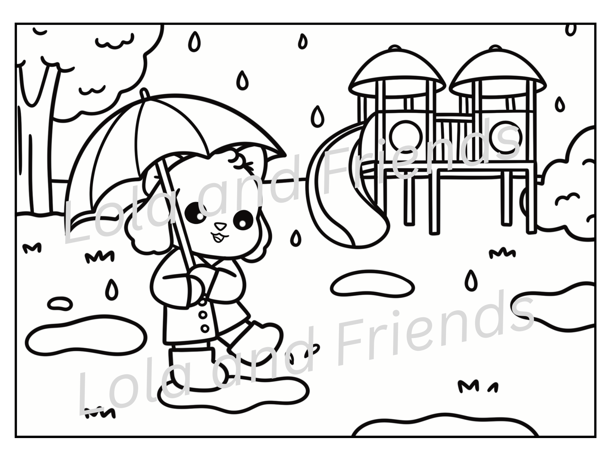 Bonnie Puddles PRINTED COPY