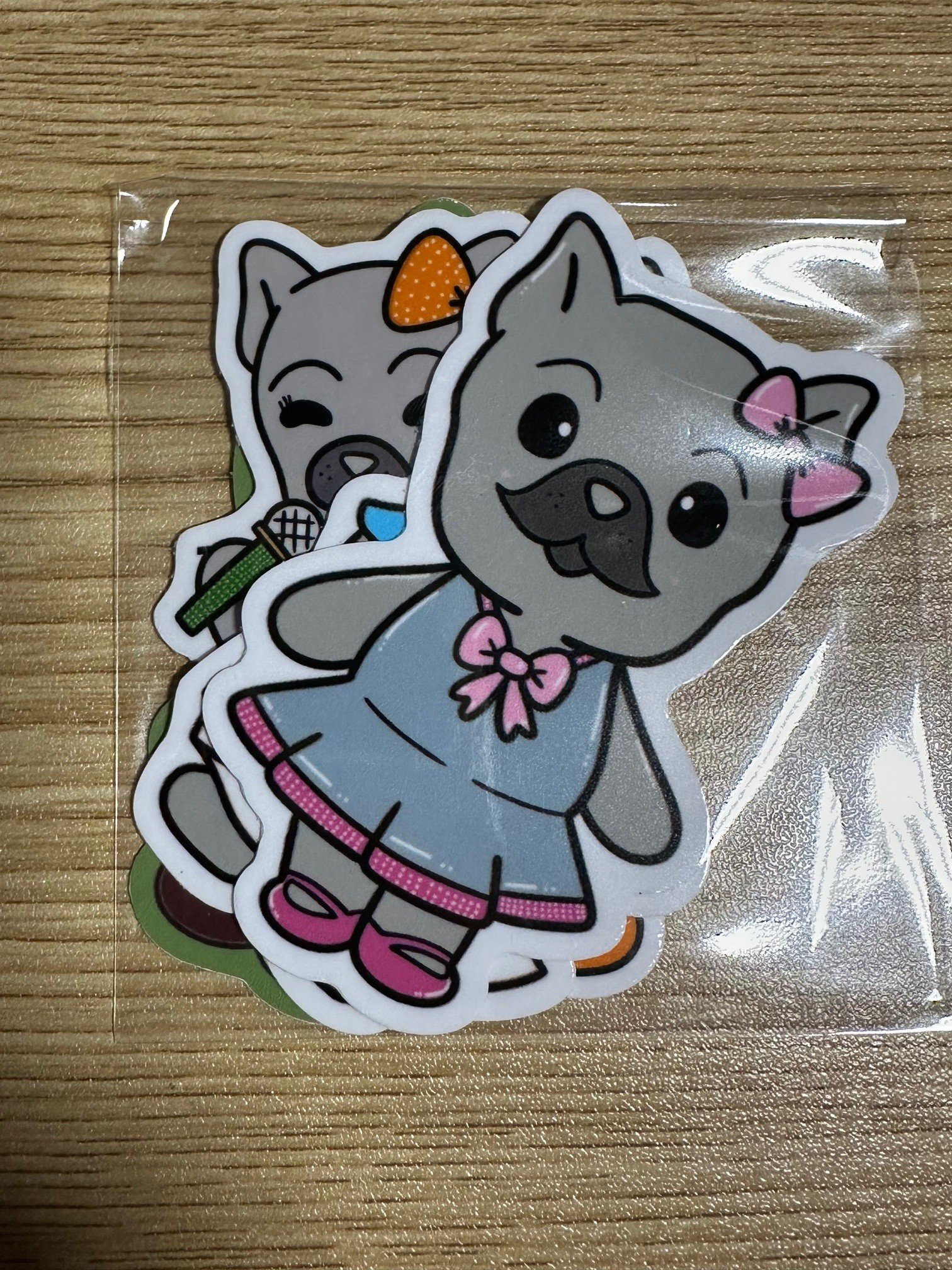 4 Pk Assorted Lola Stickers