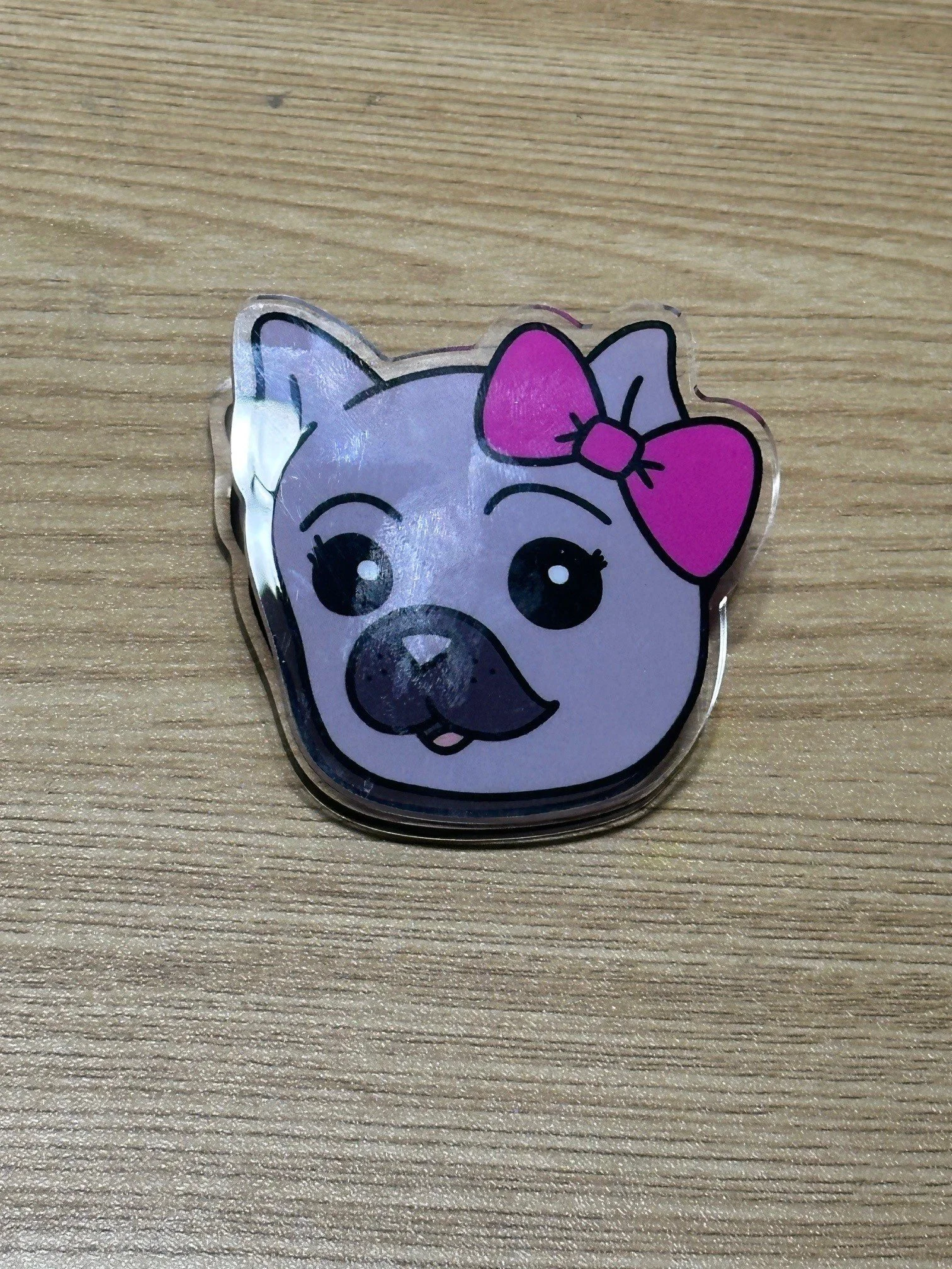 Lola Acrylic Paper Clip 2.0 x2.0 inches