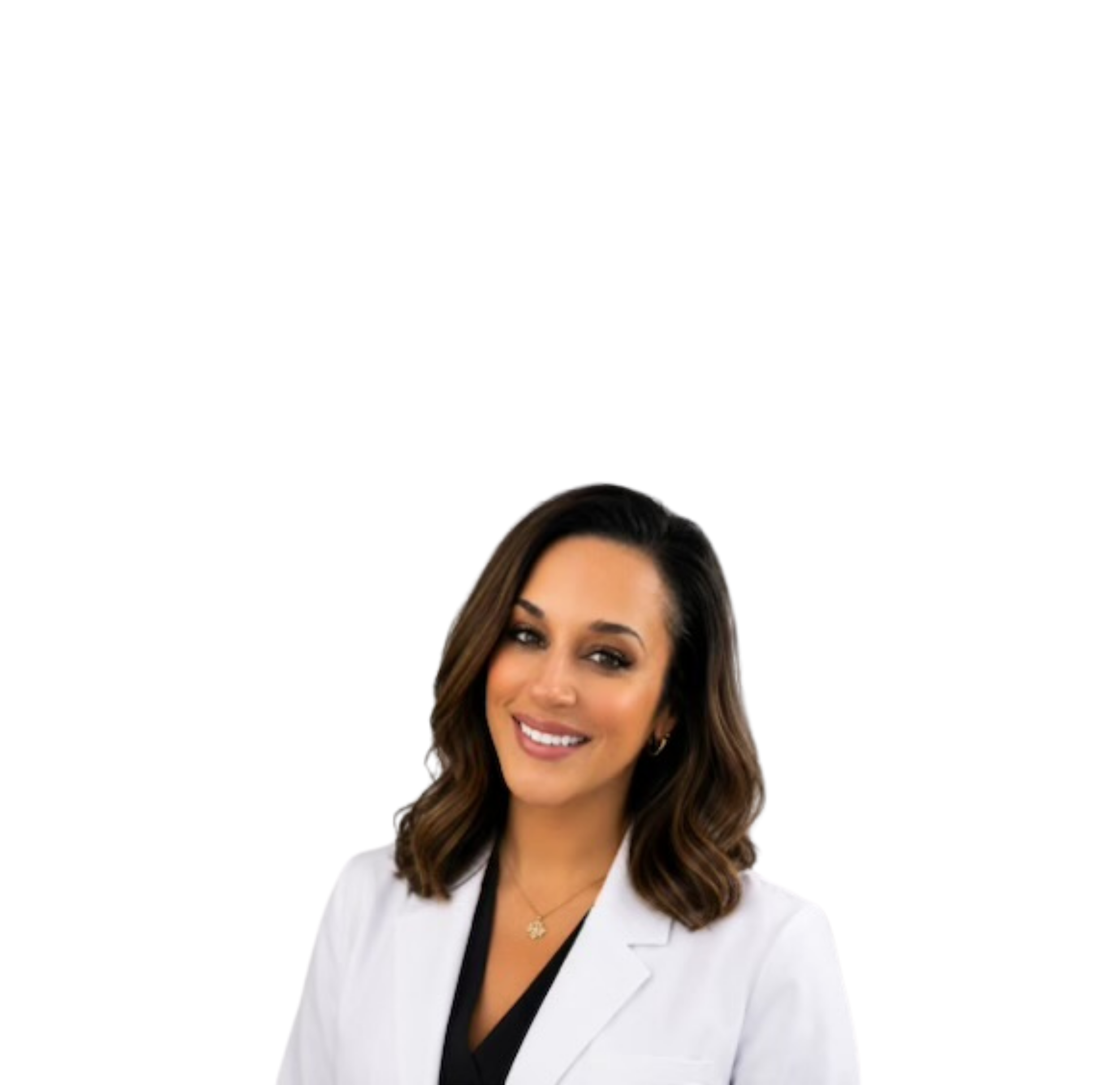 Woman doctor smiling