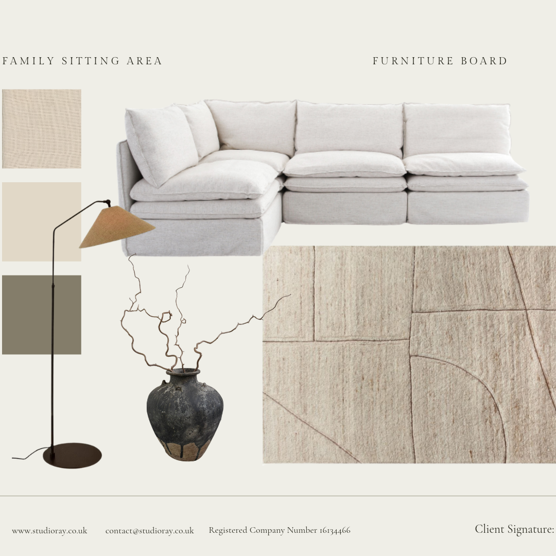 Sitting Room Mood Board
