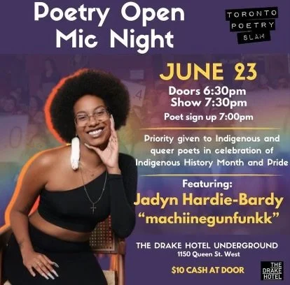 Toronto Poetry Slam: Open Mic Night, Featured Poet, Toronto, ON, 2024
