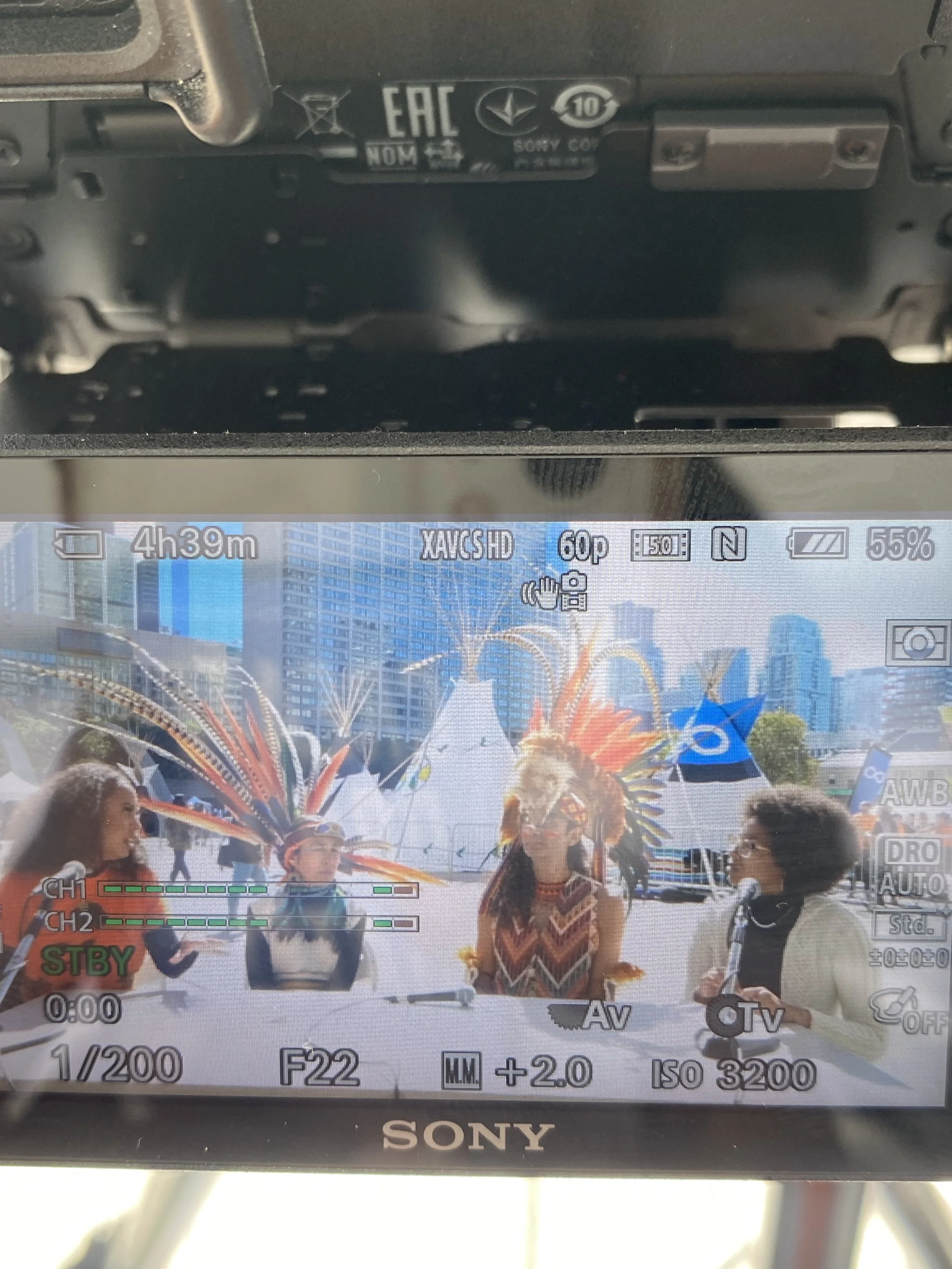 Council Fire's Indigenous Legacy Gathering, Youth MC and Interviewer, Nathan Phillips Square, 2022